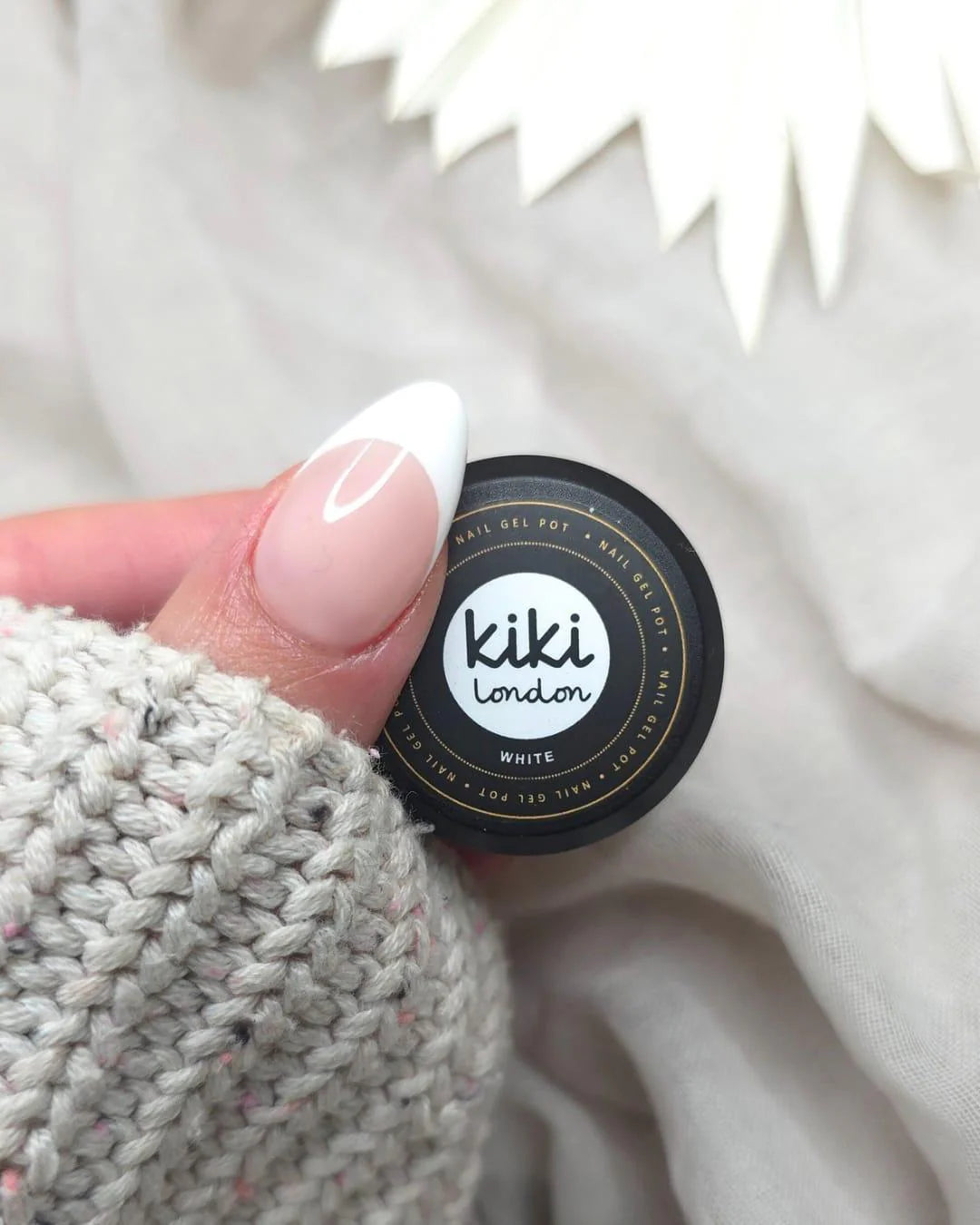 Colour Nail Gel Pots Wit