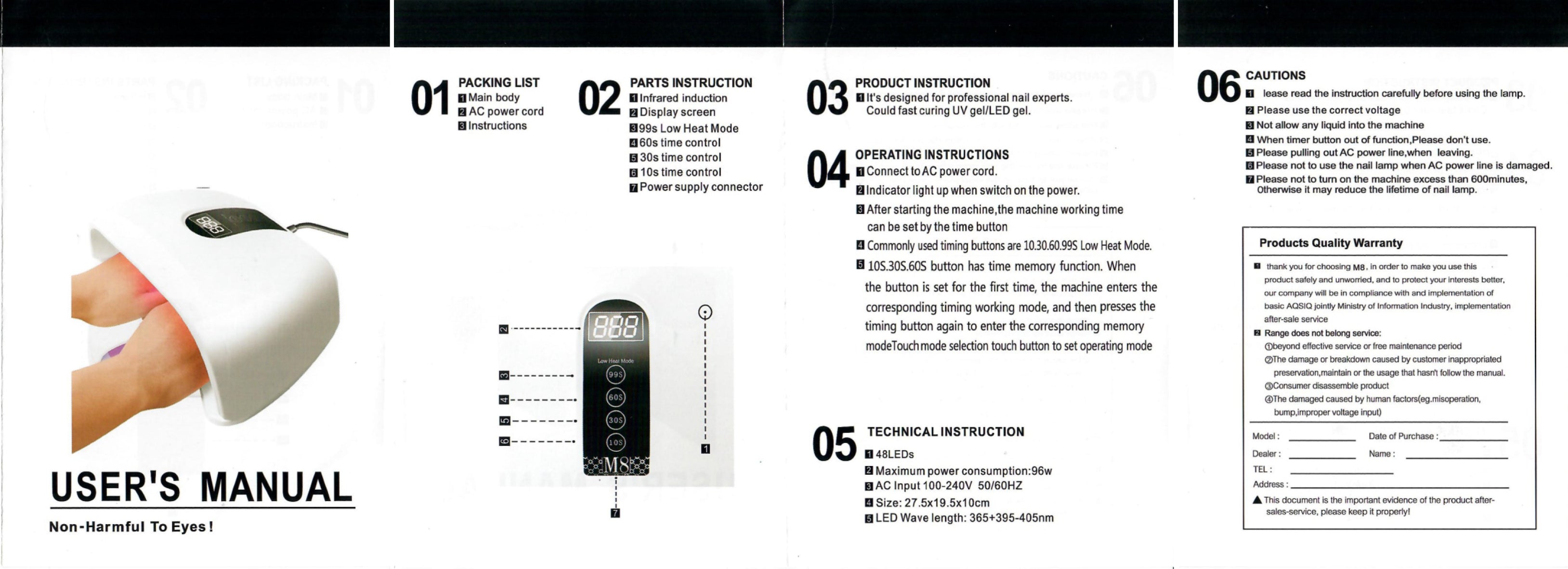 Deluxe 96W LED lamp
